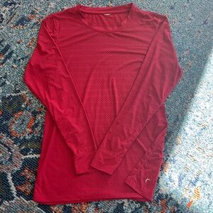 Zyia Red Long Sleeve Shirt